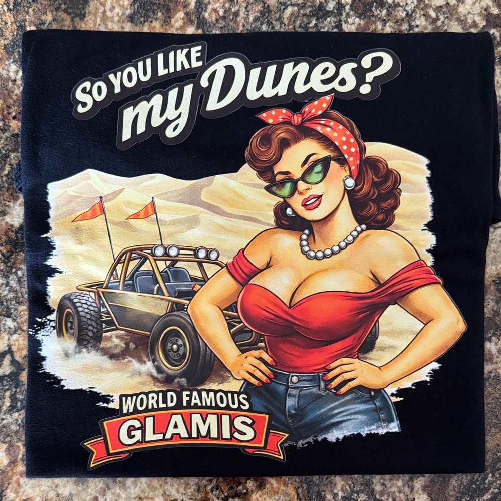 Gildan Black Tee with Retro Graphic